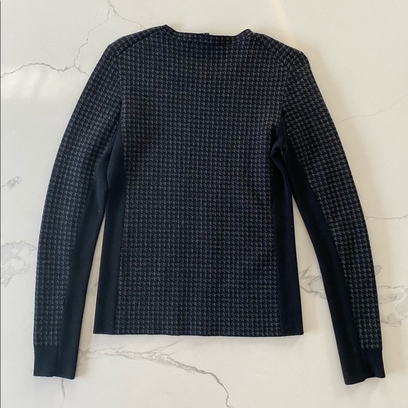 SOLD Theory herringbone sweater - Picture 3 of 3